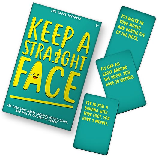 Gift Republic Keep A Straight Face Card Game