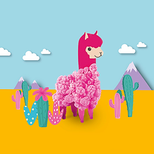 gift republic Llama Crystal Pet