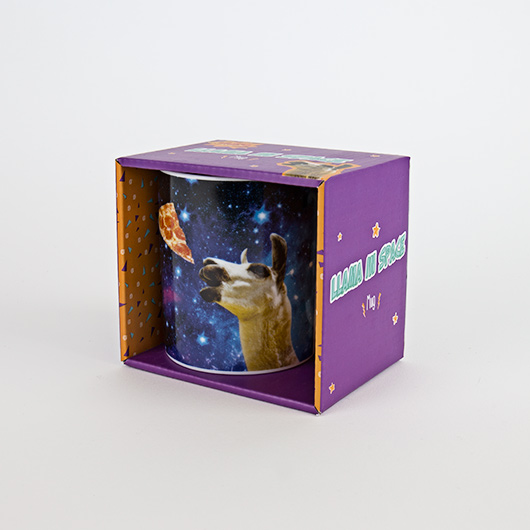 Gift Republic Llama In Space Mug