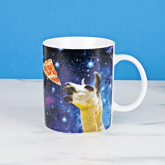 gift republic Llama in Space Mug