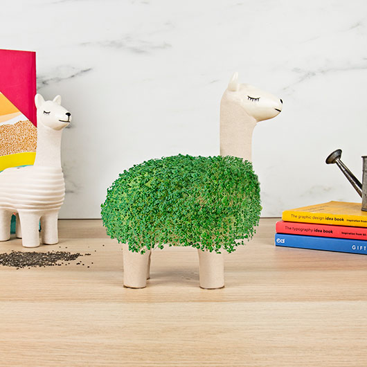 gift republic Llama Planter