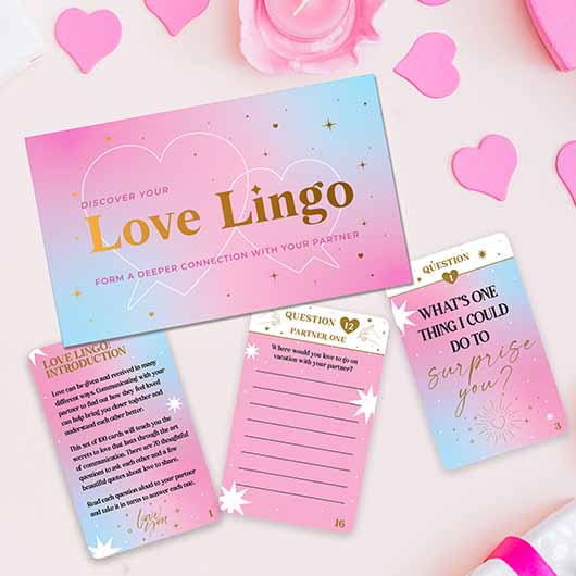 gift republic Love Lingo Cards