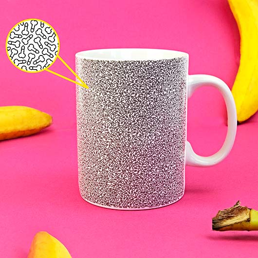 gift republic Micro Penis Mug