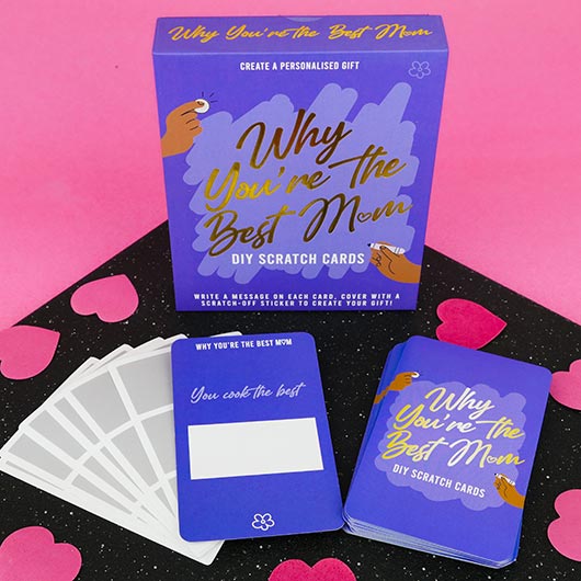 gift republic Mum DIY Scratch Cards