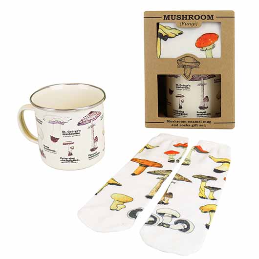 Gift Republic Mushroom Mug & Socks