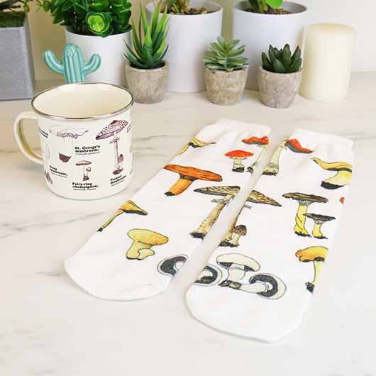 gift republic Mushroom Mug & Socks
