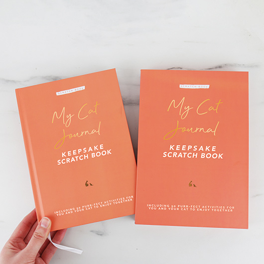 gift republic My Cat Journal Keepsake Scratch Book