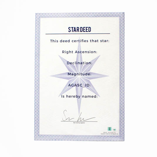 Gift Republic Name A Star