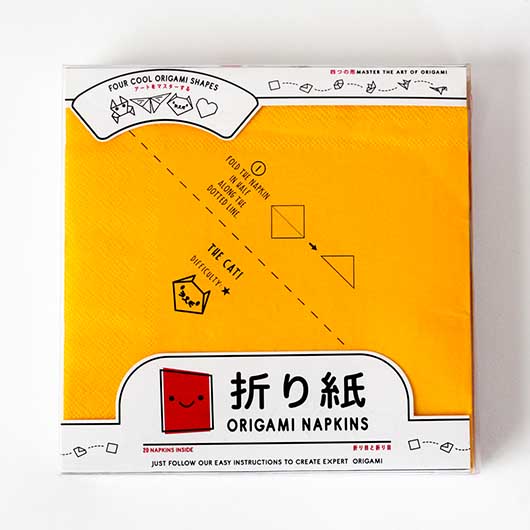 Gift Republic Origami Napkins – Fold Create & Impress