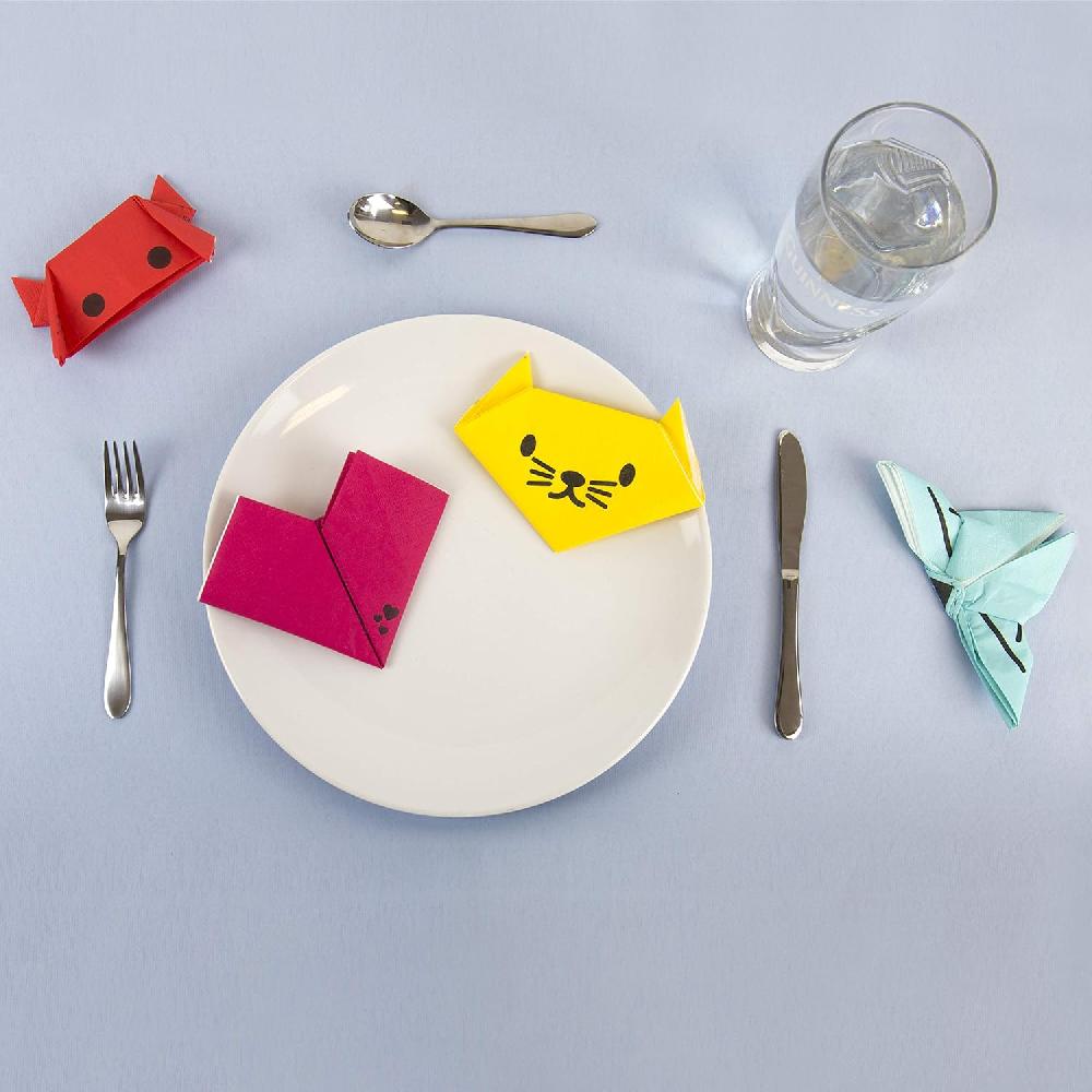 Gift Republic Origami Napkins – Fold Create & Impress