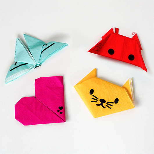 gift republic Origami Napkins – Fold Create & Impress
