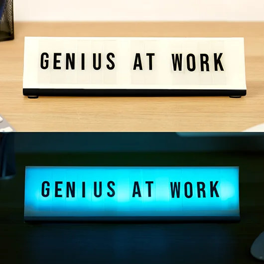Gift Republic Personalised Light Up Desk Plaque