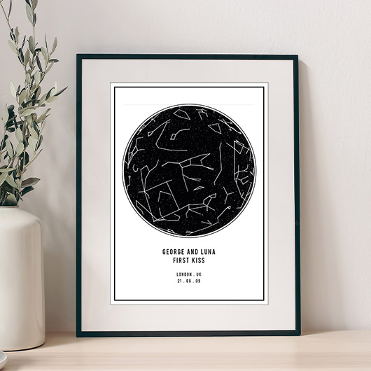 Gift Republic Personalised Star Map