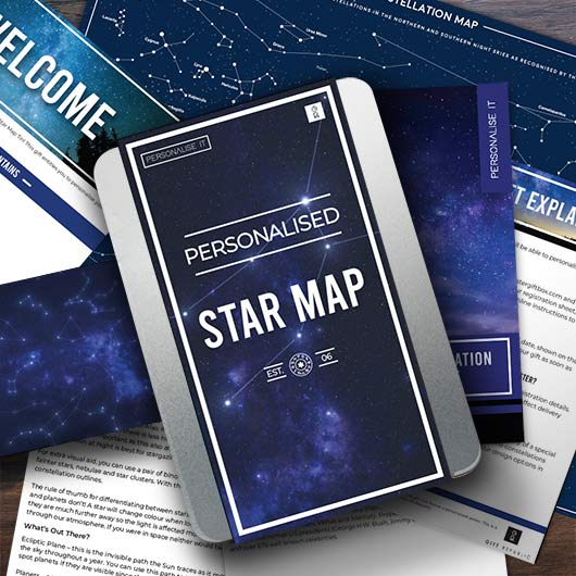 gift republic Personalised Star Map