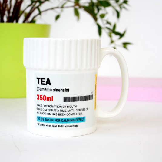 gift republic Pill Pot Tea Mug