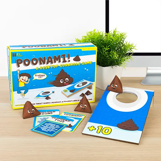 Gift Republic Poonami – Desktop Beanbag Toss Game