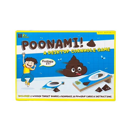 Gift Republic Poonami – Desktop Beanbag Toss Game