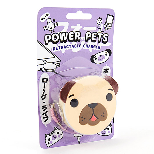 Gift Republic Power Pet - Pug Cable