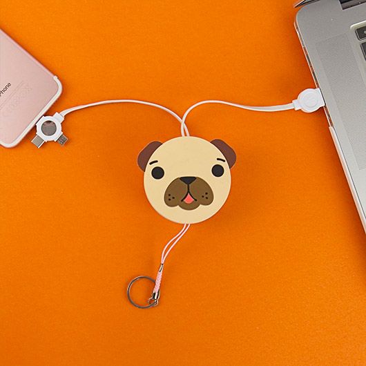 gift republic Power Pet - Pug Cable