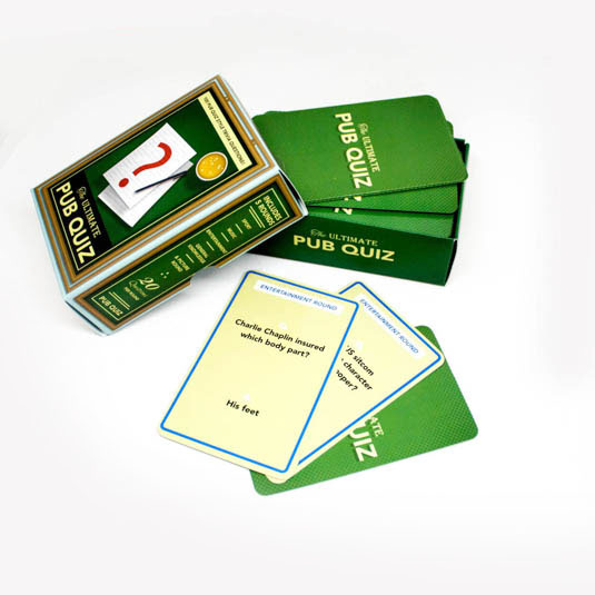 Gift Republic Pub Quiz Trivia Cards