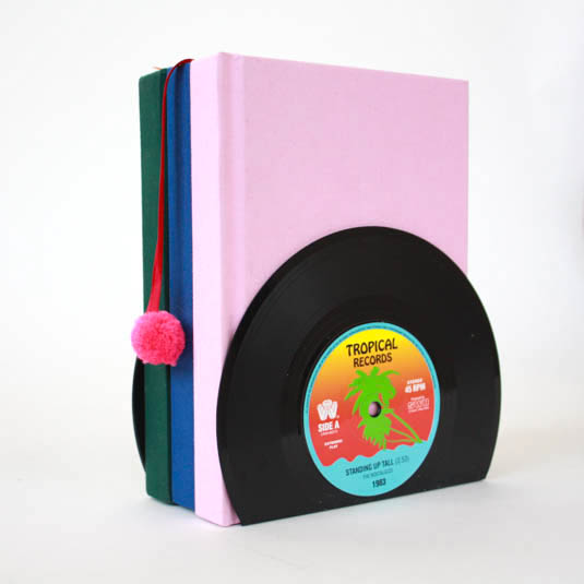 Gift Republic Retro Vinyl Bookends