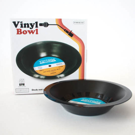 gift republic Retro Vinyl Bowl