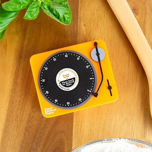 gift republic Retro Vinyl Player Kitchen Timer