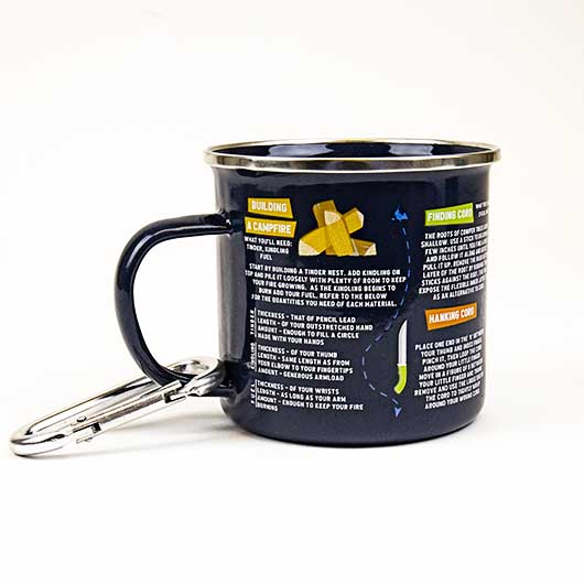 Gift Republic Survival Guide Enamel Mug