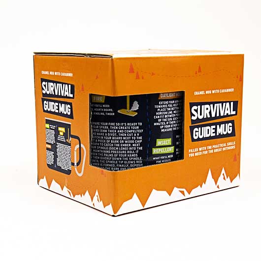 Gift Republic Survival Guide Enamel Mug