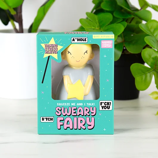 gift Republic Sweary Fairy Adult Stress Toy
