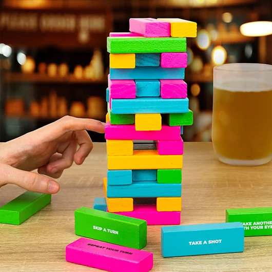 Gift Republic Tipsy Topple Tower - The Drinking Game