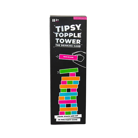 Gift Republic Tipsy Topple Tower - The Drinking Game