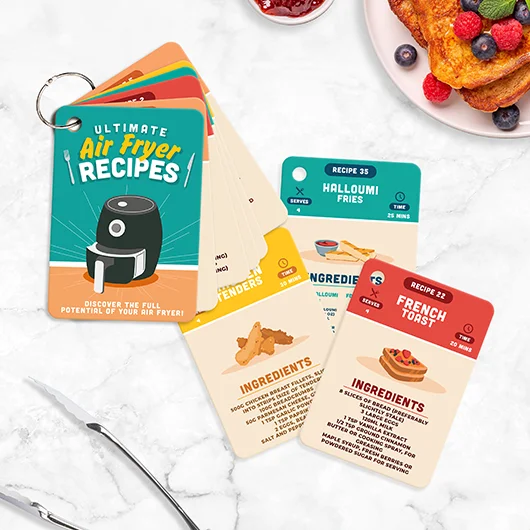 Gift Republic Ultimate Air Fryer Recipe Cards