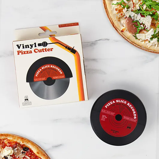 gift republic Vinyl Pizza Cutter