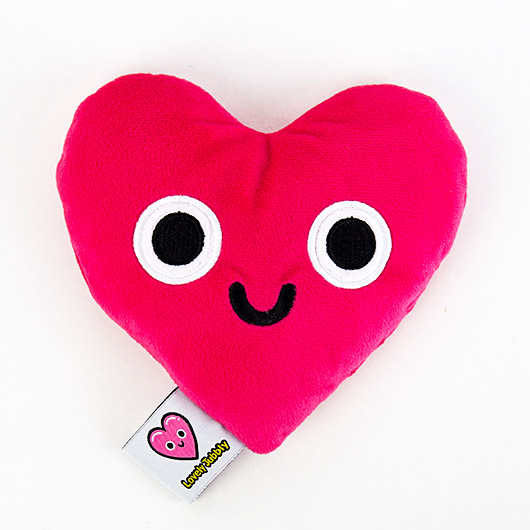 Gift Republic Heart Hottie – Microwavable Plush Lap Warmer