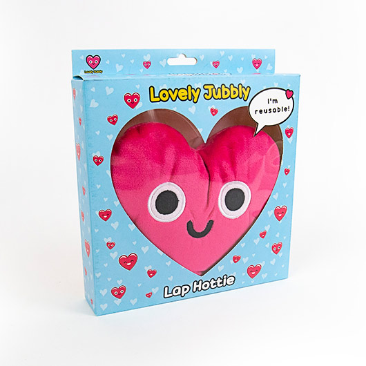 Gift Republic Heart Hottie – Microwavable Plush Lap Warmer