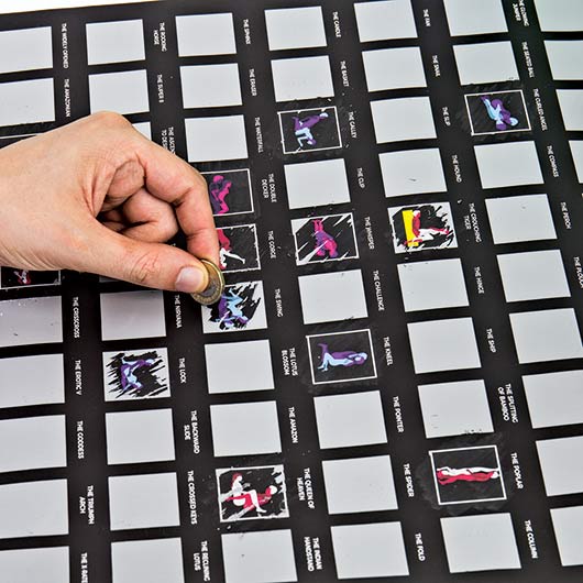 Gift Republic Kama Sutra Scratch Off Bucket List Poster