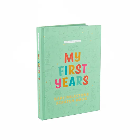 Gift Republic My First Years- Baby Milestone Scratch Book