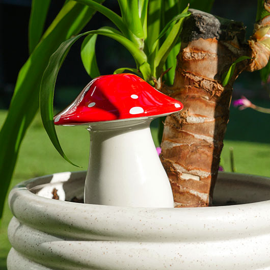 Gift Republic Self-Watering Mushroom Planter Water Dispenser