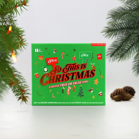 Gift Republic So This Is Christmas – A Festive True Or False Game