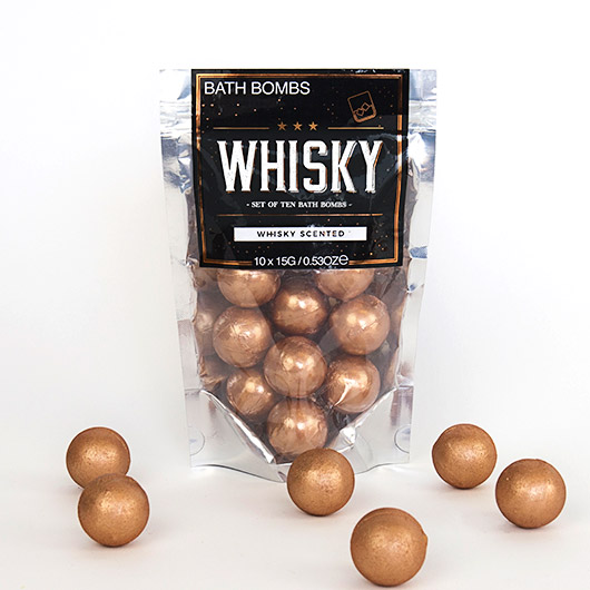 Gift Republic Whiskey Scented Bath Bombs – Indulge In A Relaxing Whiskey-Inspired Bath