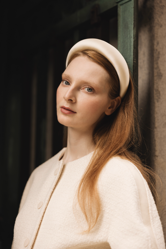 gigi burris millinery Dauphine | Ivory