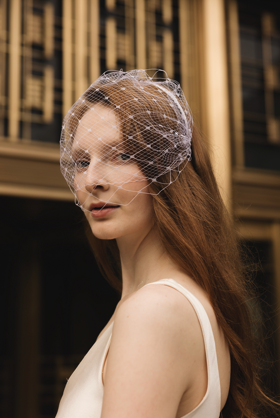 gigi burris millinery Double Veil