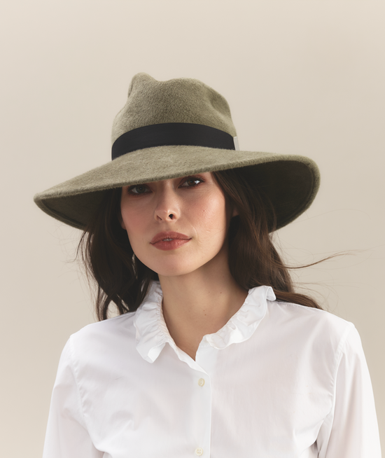 Gigi Burris Millinery Drake | Sage And Black