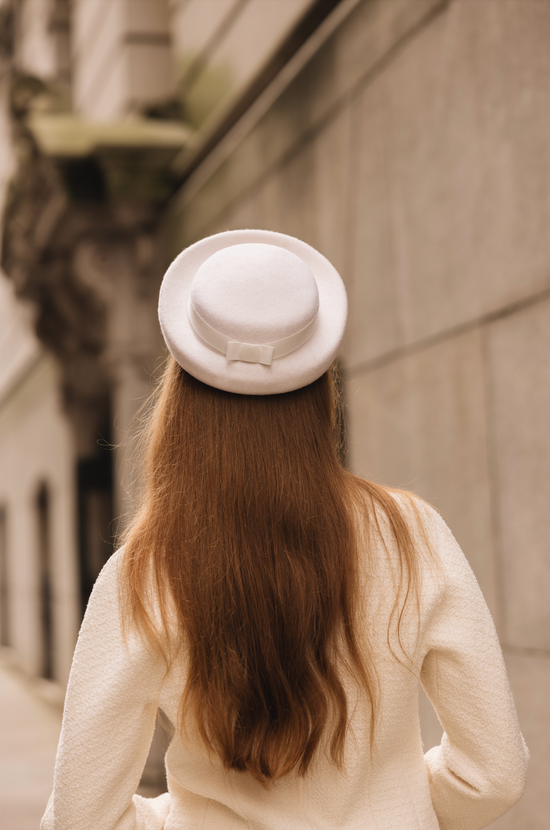 gigi burris millinery Laura | Milk Ivory