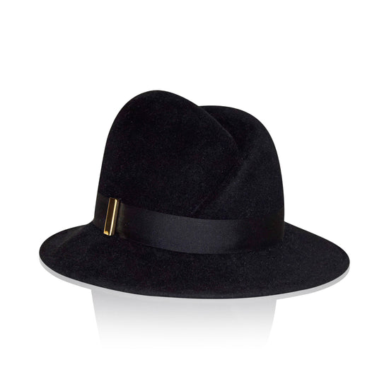 Gigi Burris Millinery Nell Fedora | Black