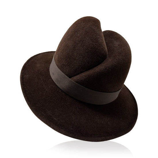 Gigi Burris Millinery Nell Fedora | Chocolate