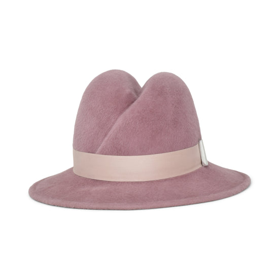 gigi burris millinery Nell Fedora | Dusty Rose