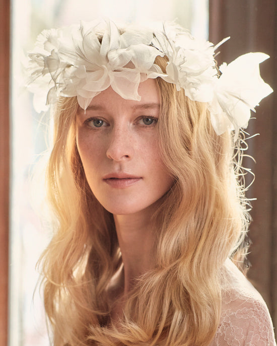 gigi burris millinery Organza Flower Crown