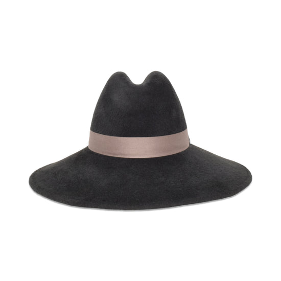 gigi burris millinery Requiem Fedora | Anthracite